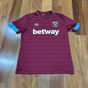 Men's Umbro West Ham 2018 Home Soccer Jersey, Maroon, L